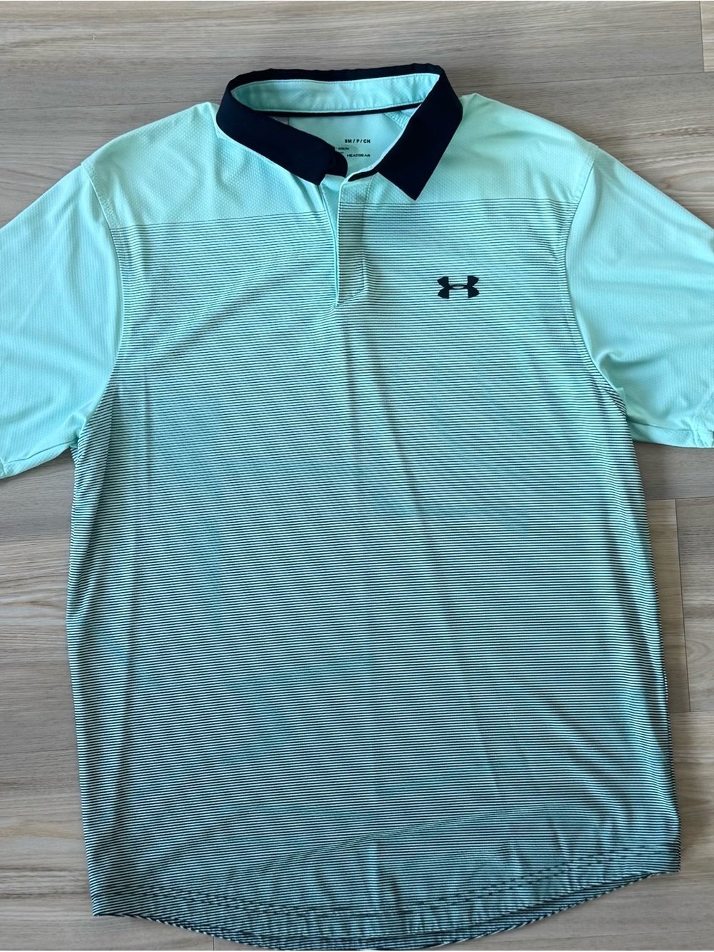 Under Armour Men’s Mint Green Gradient Golf Polo